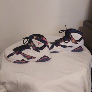 Men's Air Jordan 7 Retro Nothing But Net Sweater 7's Size 11 Shoes Sneakers EUC